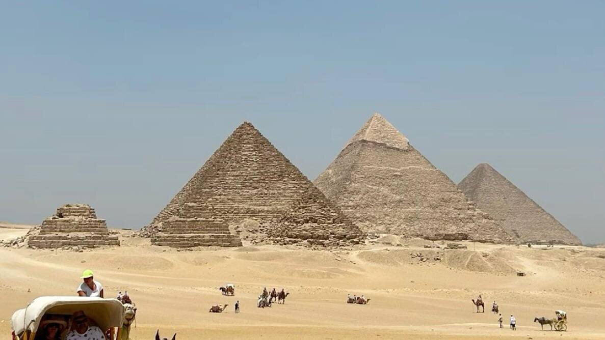 Пирамиды Гизы.