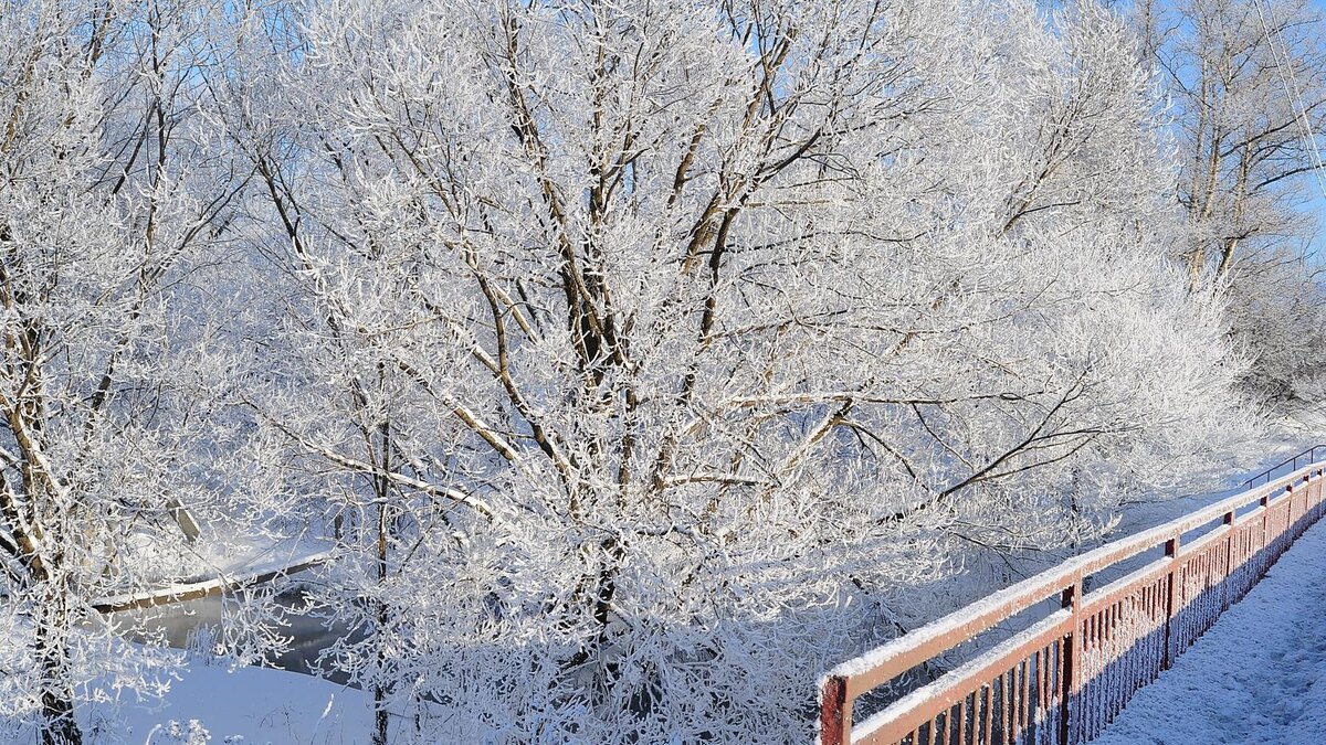 Зимняя сказка на реке