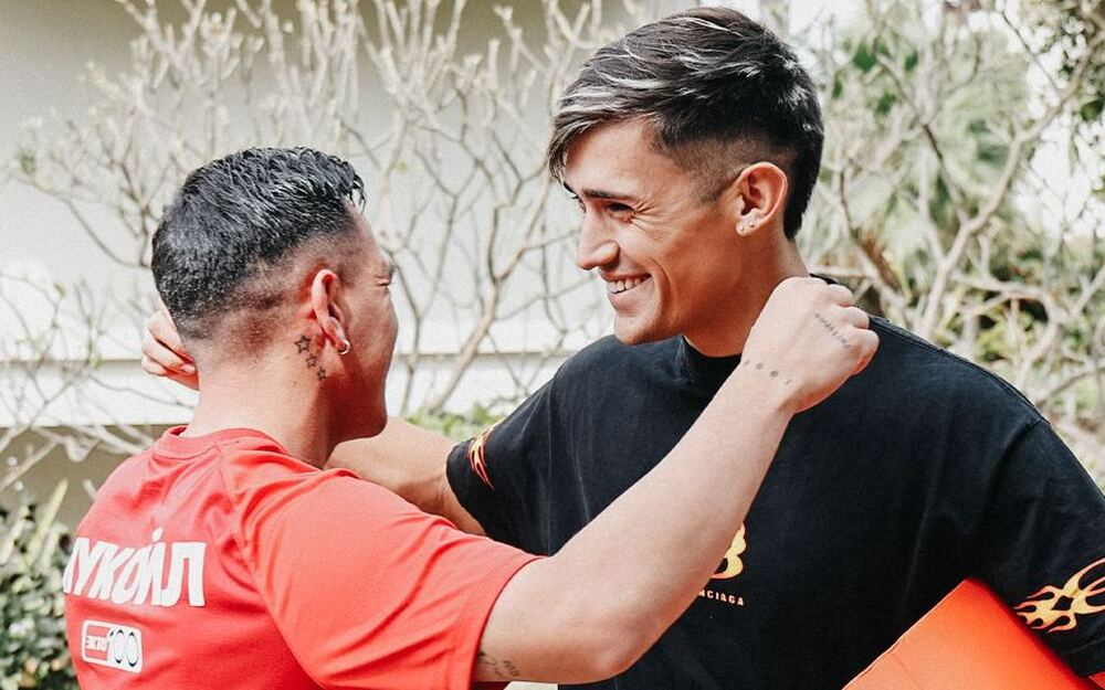 Друзья – Барко и Солари снова вместе. Они игроки московского "Спартака". Фото из интернета. 