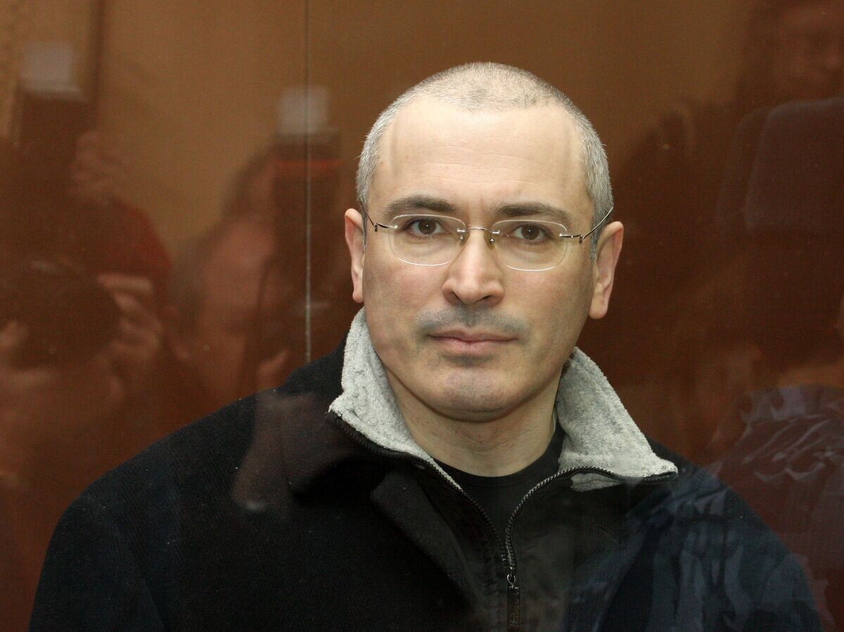    Михаил Ходорковский в здании Хамовнического суда Москвы. Архив© РИА Новости / Андрей Стенин