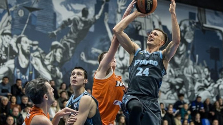    Форвард «Днепра» и сборной Украины по баскетболу Владимир Конев.БК «Днепр»