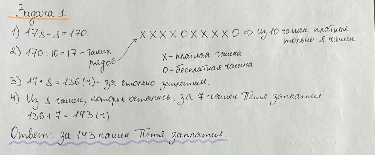 Рис.2 - Решение задачи 1