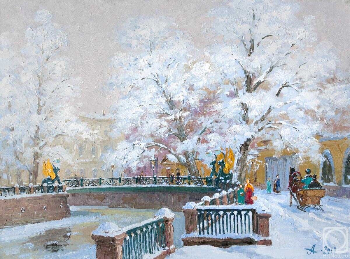  Александр Александровский. "Банковский мостик, Санкт-Петербург".