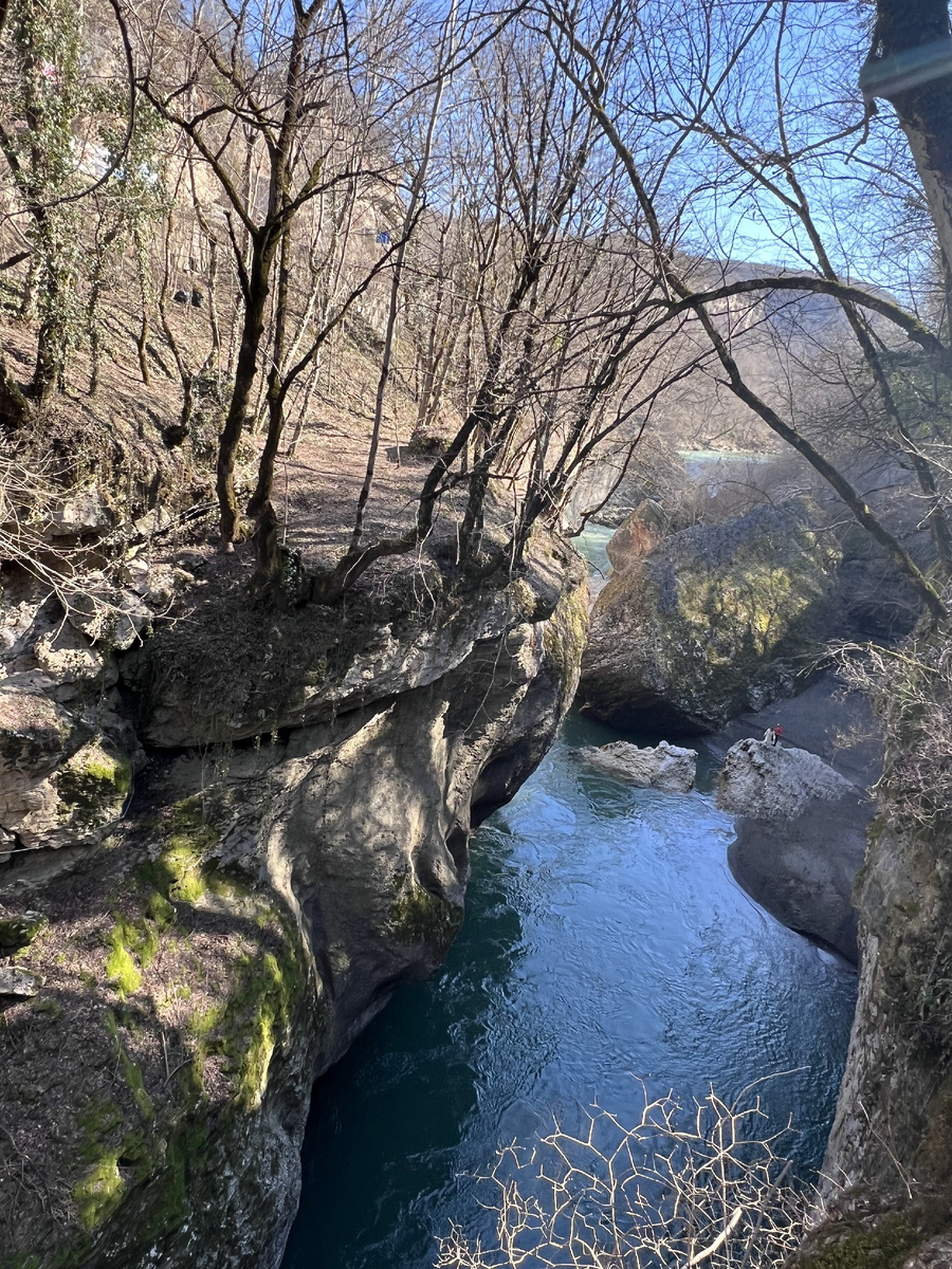 Гуамское ущелье, февраль 2023