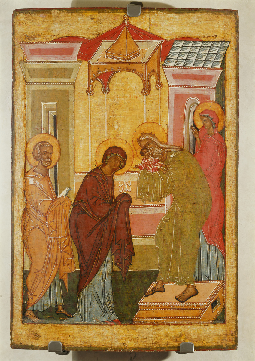 Икона Сретения. Новгород