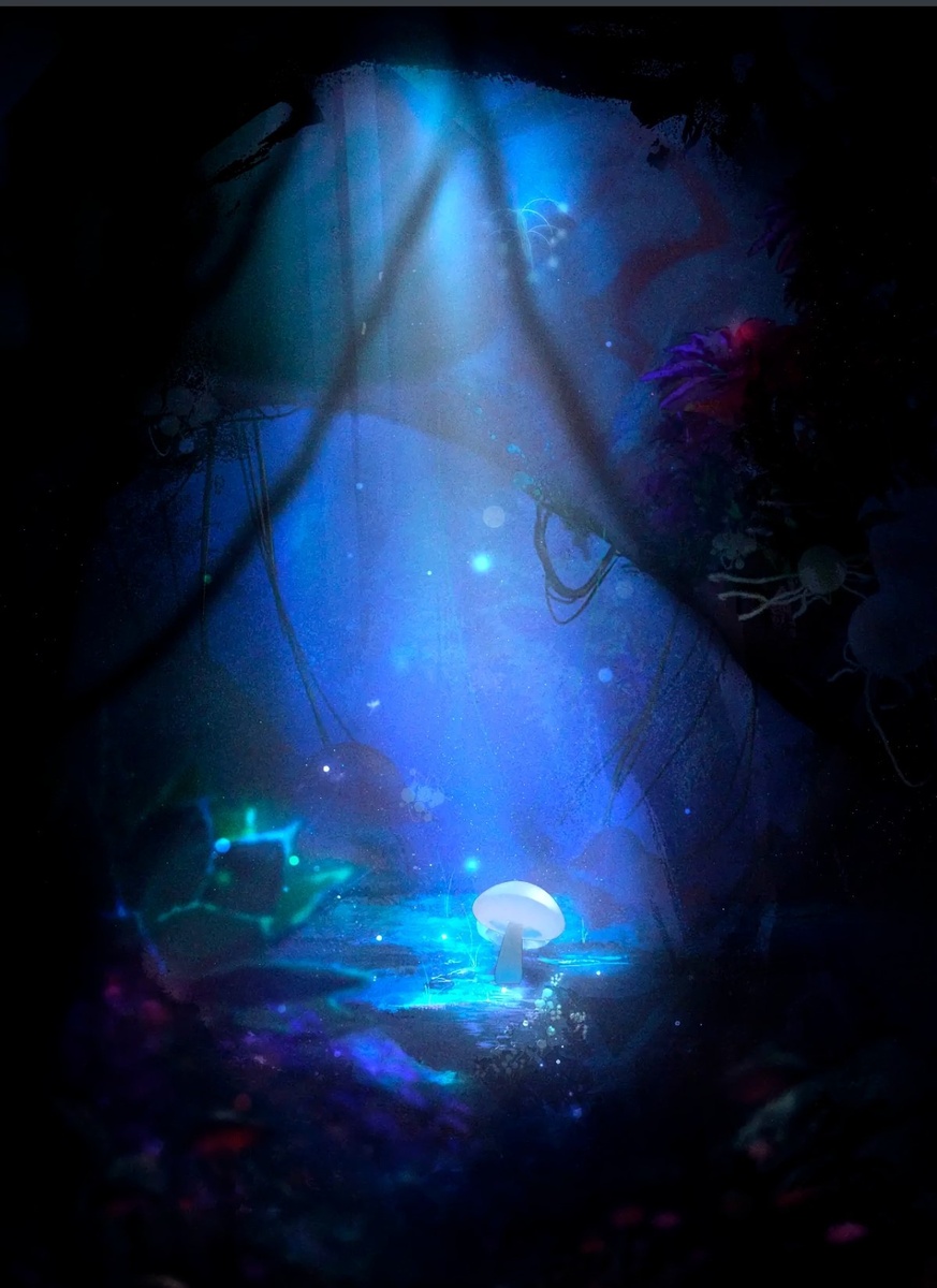 Фрагмент маньхуа "Маленький гриб"