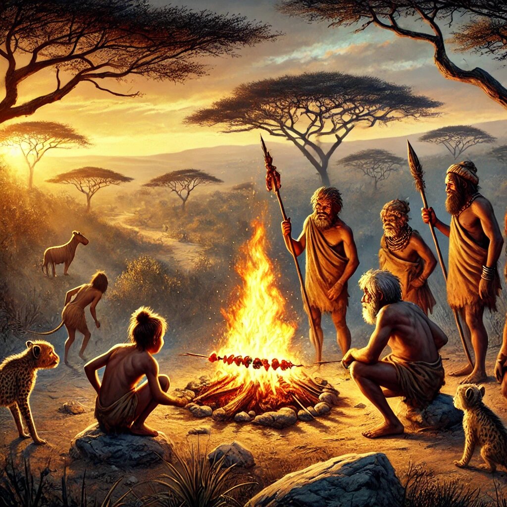 Первые африканские шашлыки