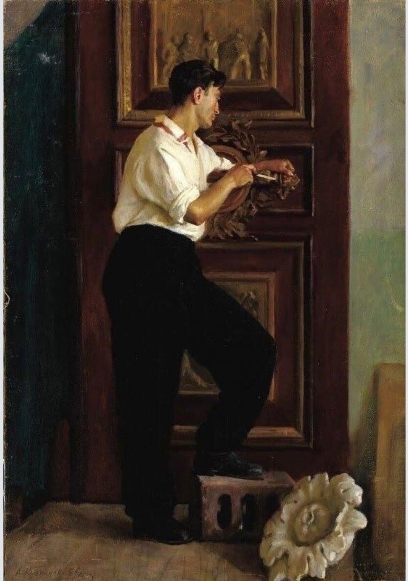 Андрей Кузнецов. «Реставратор». 1951