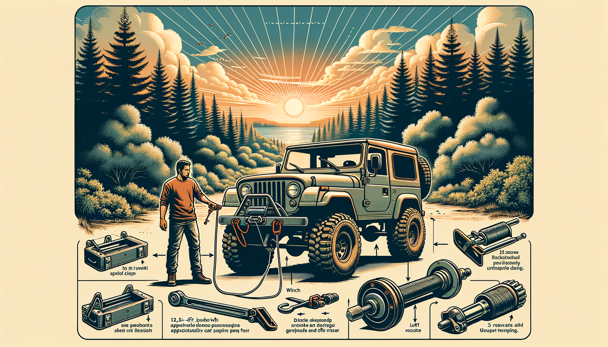 Как использовать домкрат Hi-Lift с лебедкой: Полный гид для надежных приключений на внедорожнике