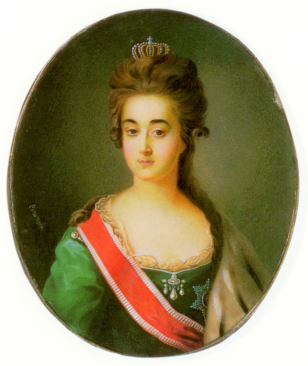 Герцогиня Евдокия Бирон (урожденная Юсупова), миниатюра А.Рокштуля с портрета 1830-х гг. худ. Г. Новикова