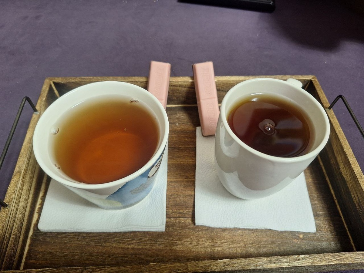 Чай с шоколадкой