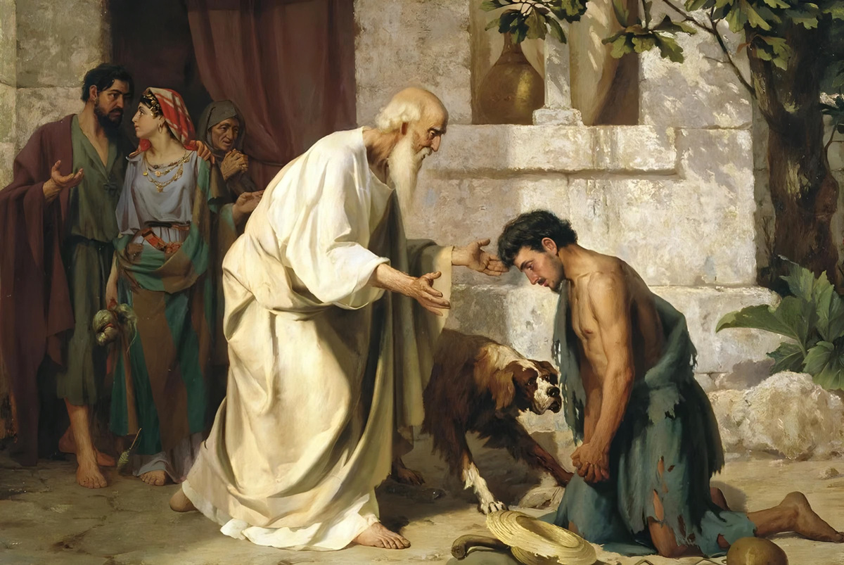 «Блудный сын», Николай Дмитриевич Лосев, 1882 год.