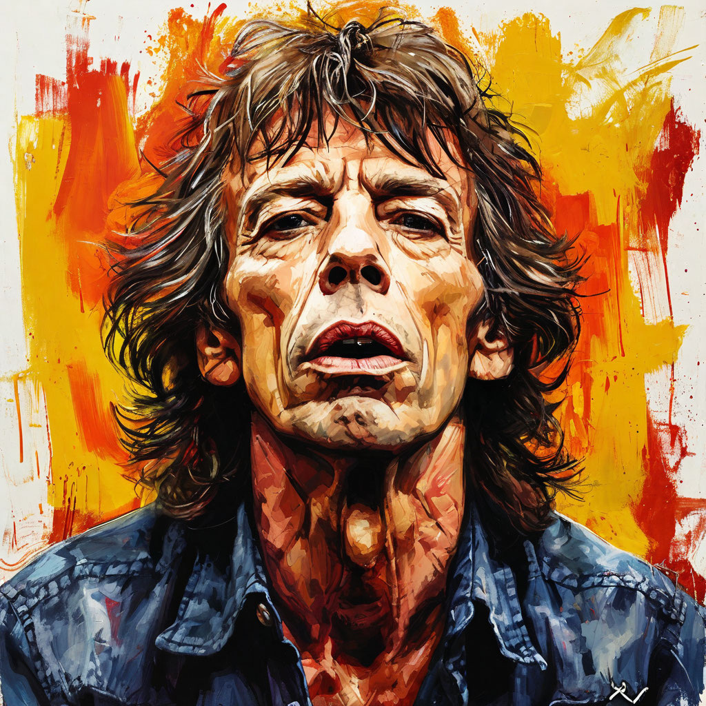 Мик Джаггер - фронтмен группы The Rolling Stones