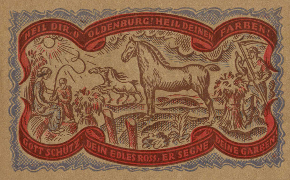 Ольденбург. 50 пфеннигов (реверс)