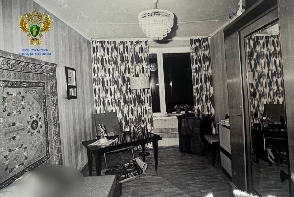 Место убийства женщины. Фото: прокуратура Москвы.