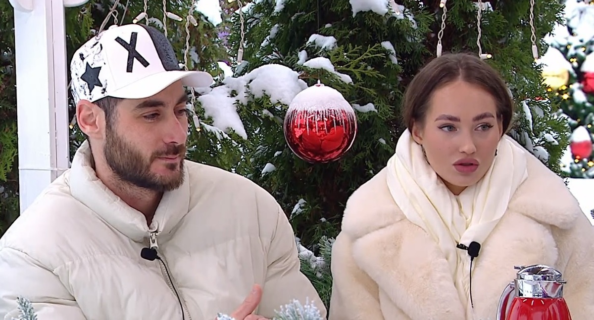 Тигран и Вика Салибековы (фото из эфира на «Okko»)