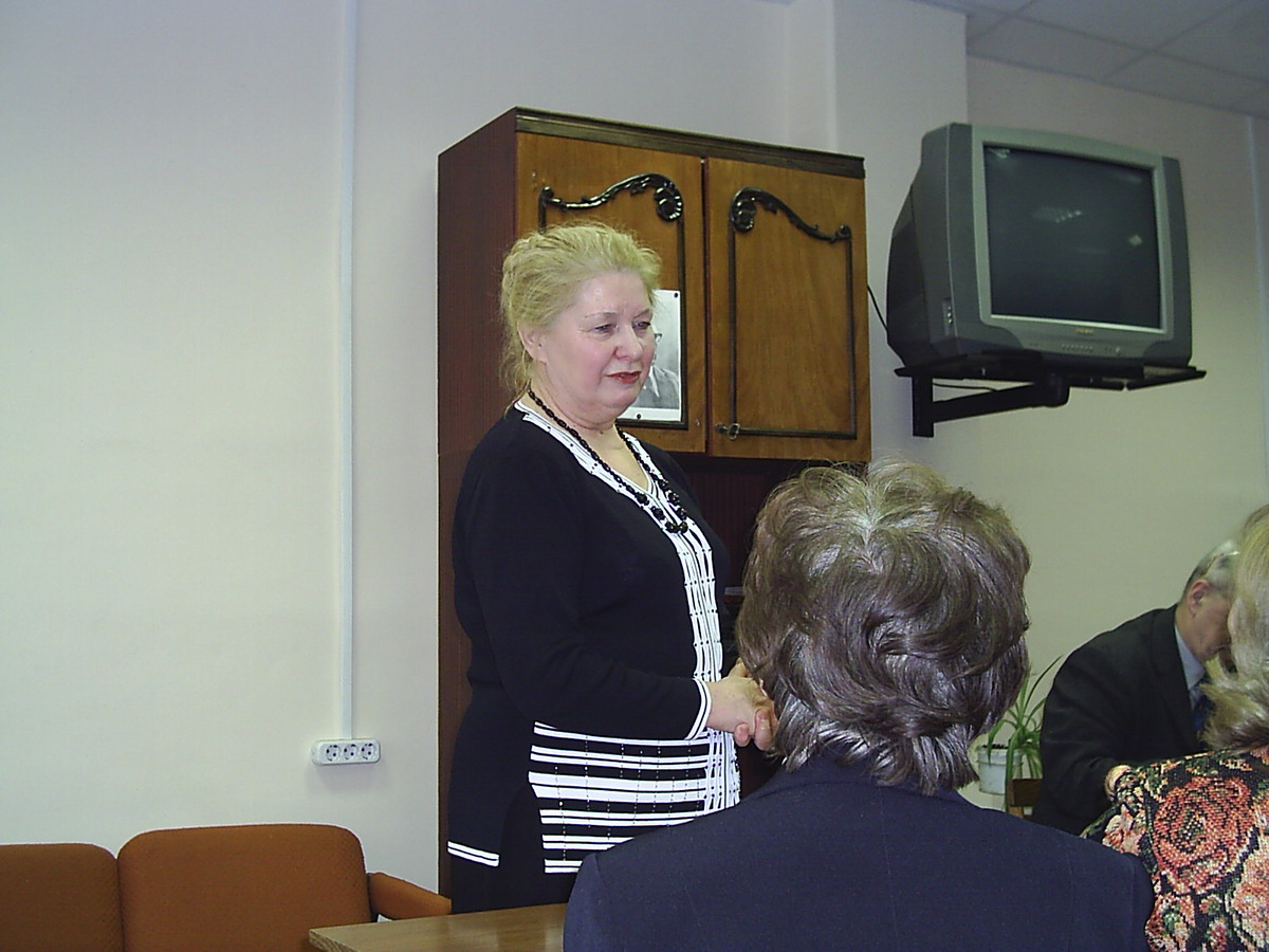 Выступает заведующая кафедрой истории и культурологии Т.А. Соколова.