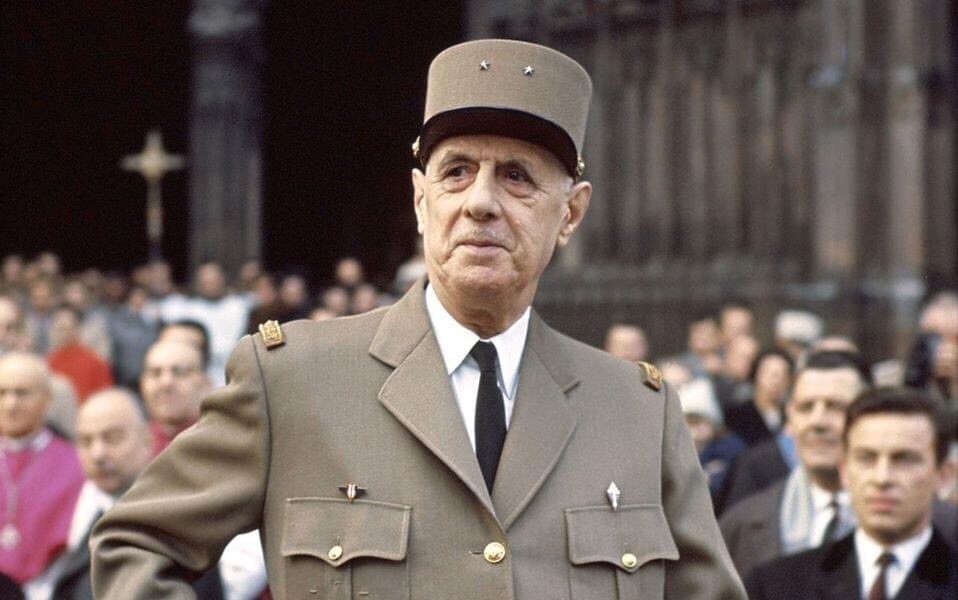 Шарль Де Голль - основатель и первый президент (1959—1969) Пятой республики. Лидер движения сопротивления в годы Второй Мировой войны.