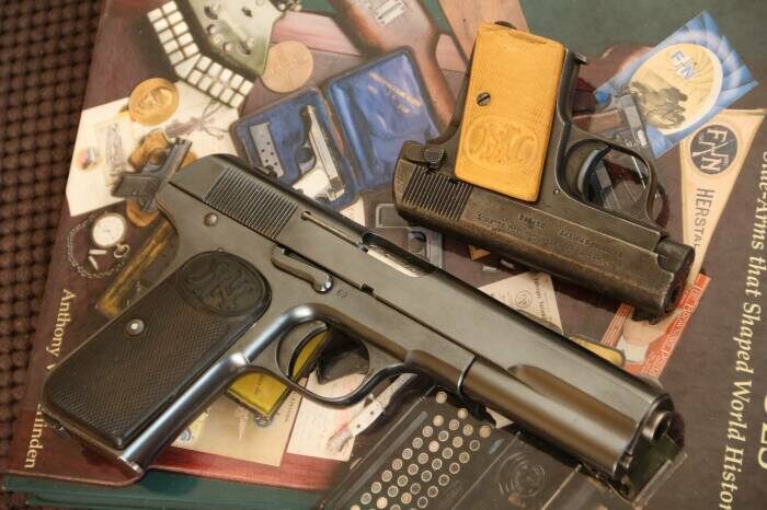 Карманный и армейский Браунинги. /Фото: magmer.ru.