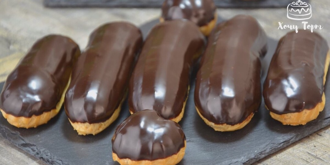 Идеальная шоколадная глазурь для эклеров – пошаговый рецепт с фото! 🍫 Не липнет, не трескается и получается невероятно вкусной! 😍