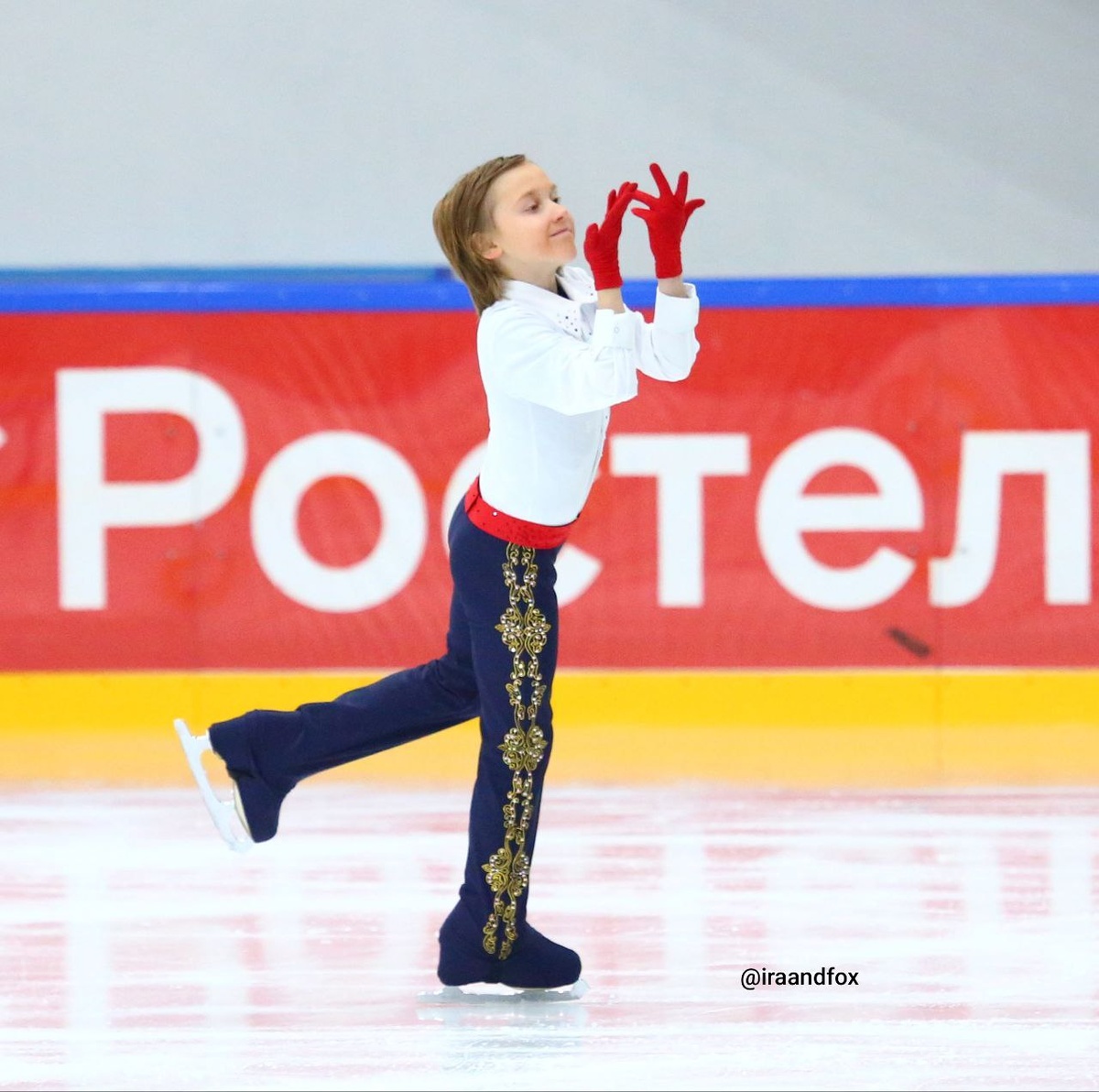 Леонардо Рыжков в короткой программе на Первенстве Москвы по младшему возрасту 