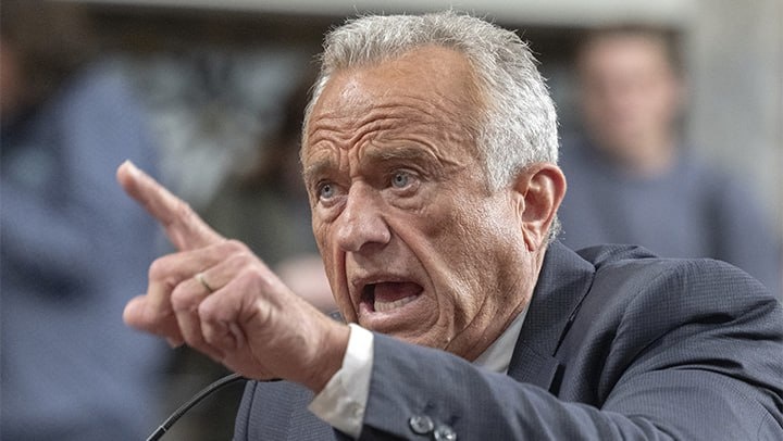 МИНИСТР КЕННЕДИ НАЧАЛ СВОЮ ДЕЯТЕЛЬНОСТЬ С ПРОГРАММНОГО ЗАЯВЛЕНИЯ, КОТОРОЕ ВЫЗВАЛО СКРЕЖЕТ ЗУБОВ У ВСЕЙ МИРОВОЙ БИГ ФАРМЫ. ФОТО: ФОТО: RON SACHS - CNP/CONSOLIDATED NEWS PHOTOS/GLOBAL LOOK PRESS