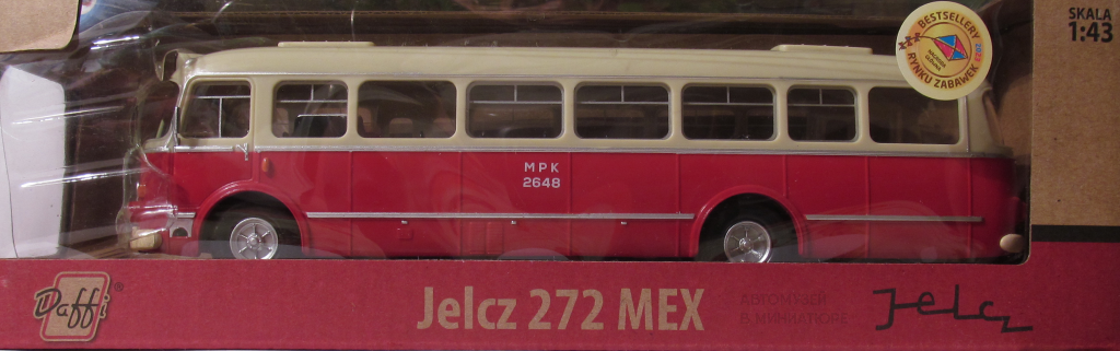 Jelcz 272 MEX в масштабе 1:43 (Daffi) из коллекции автора