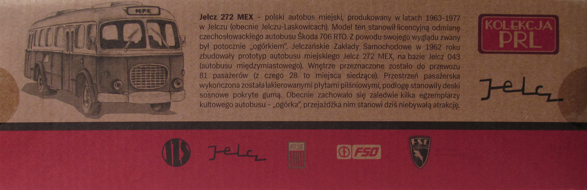 Jelcz 272 MEX в масштабе 1:43 (Daffi) из коллекции автора