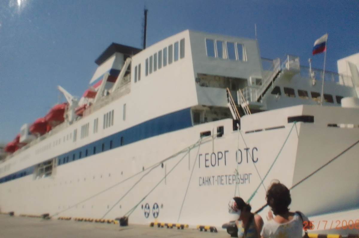 Георг Отс. На этом пароме мы ездили в 2007 и 2008гг