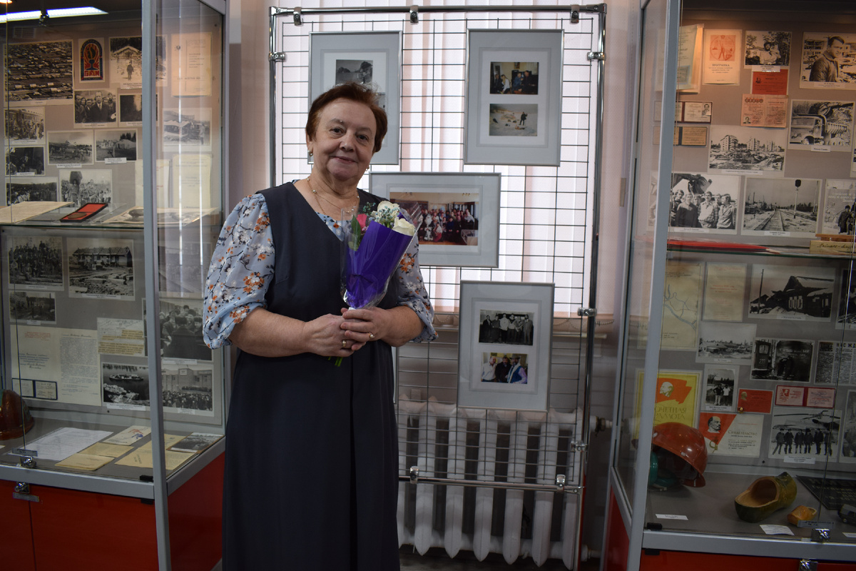 Ирина Анатольевна Рыбкина в родном музее
