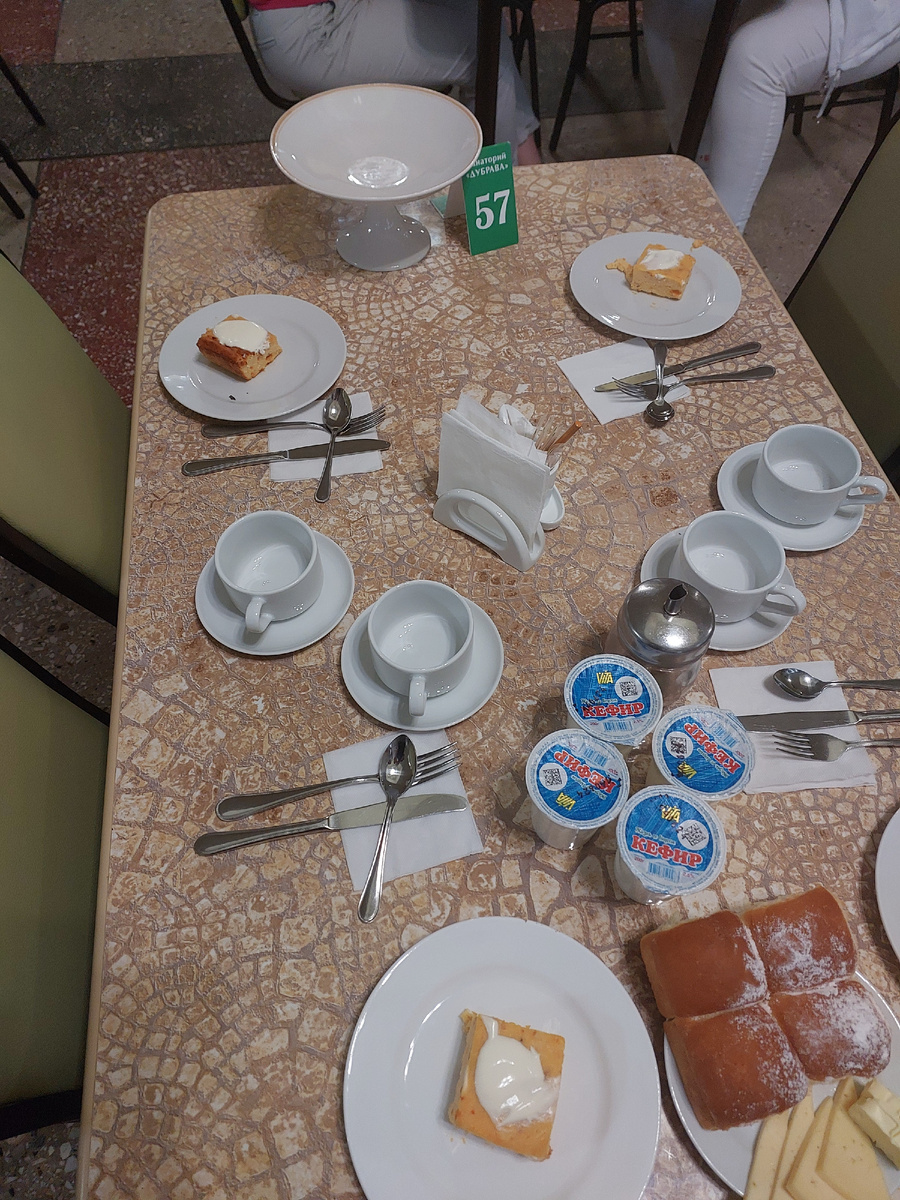 Меню заказное на следующие несколько дней.