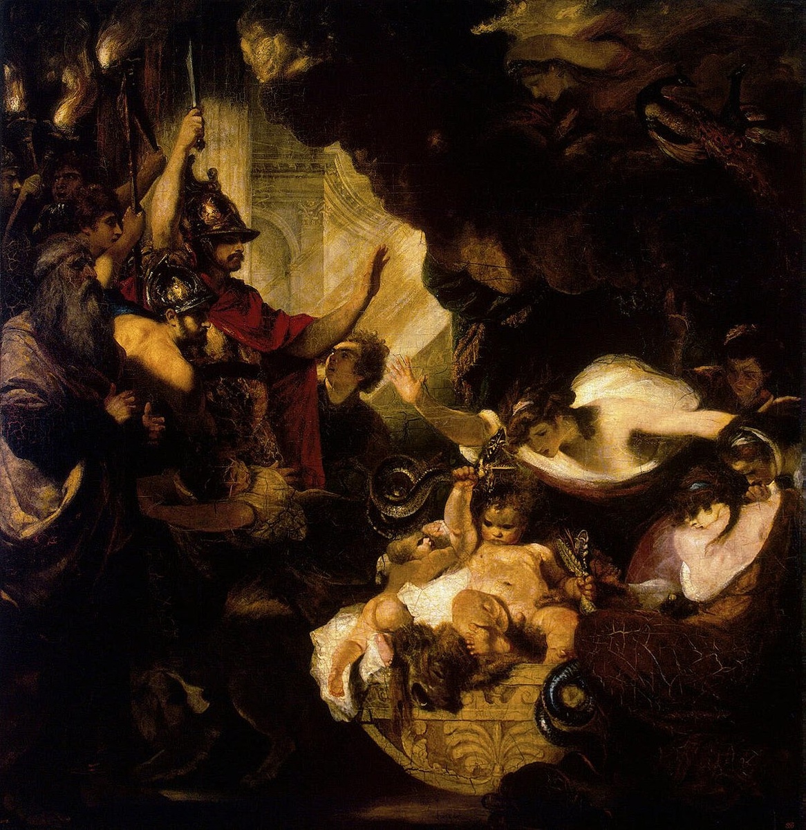 Джошуа Рейнольдс, Младенец Геракл душит змей, 1786