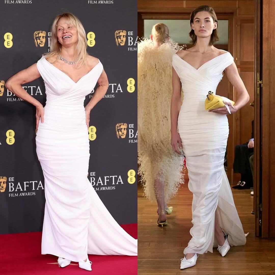 Памела Андерсон в Jacquemus