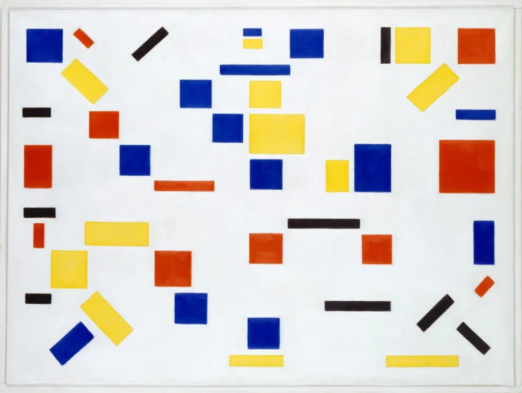 Ван дер Лек. Композиция № 8. 1917 г.