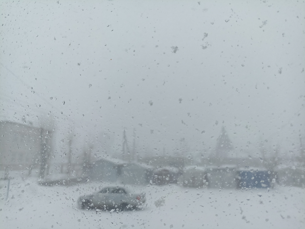 Погода на Урале , метель 