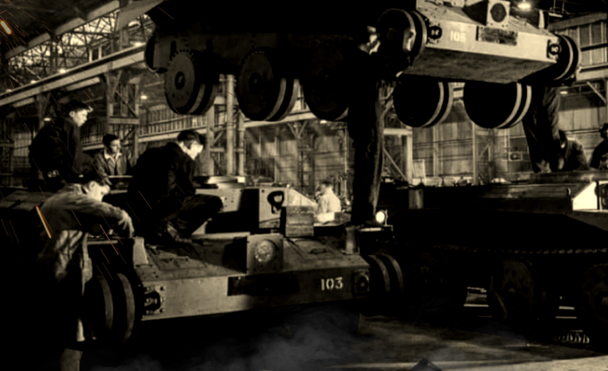 СССР. Завод по производству бронетехники