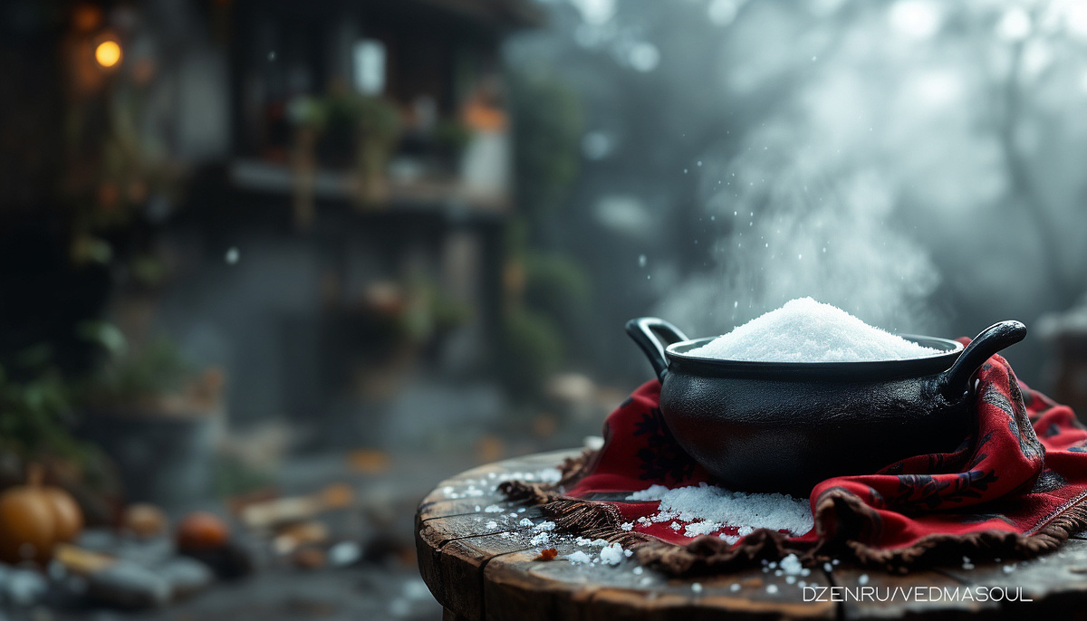 Авторское изображение @vedmasoul. Cгенерировано ИИ. Как снять порчу самостоятельно?