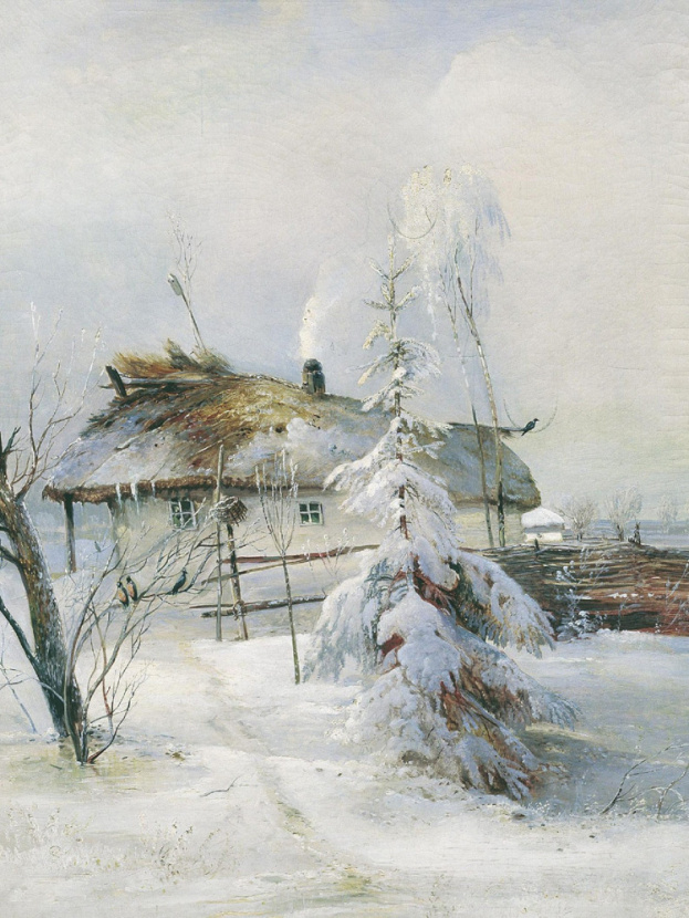 «Зима» Алексея Саврасова (1873)