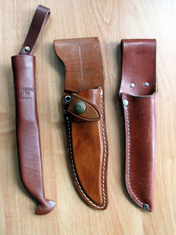 ножны поясных ножей. фото автора