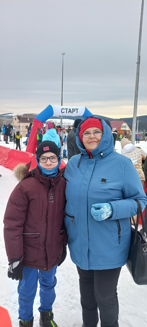 Андрей с бабушкой