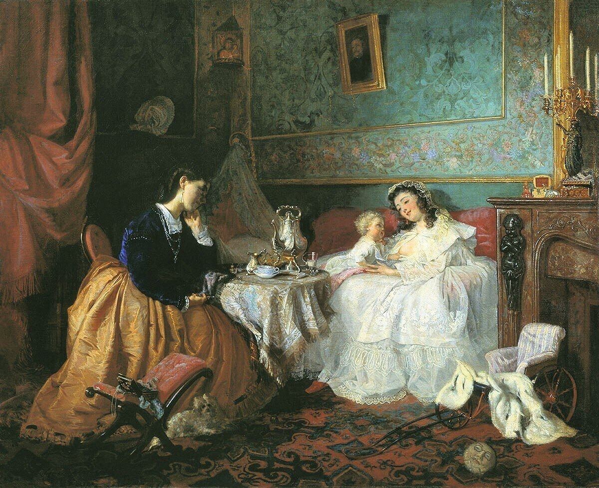 Григорий Григорьевич Мясоедов, «Две судьбы», 1865 год. Из собрания Таганрогского художественного музея