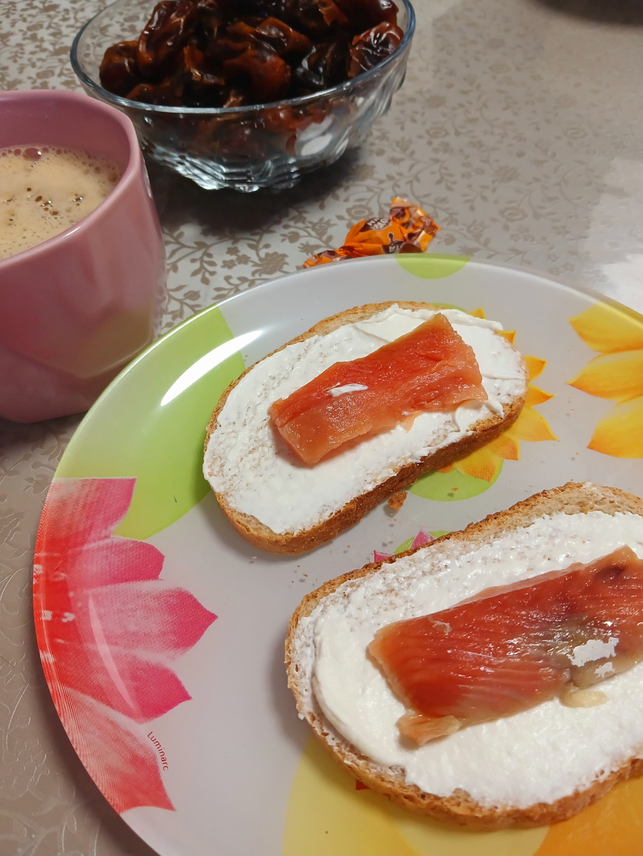 Мой завтрак. Фото автора