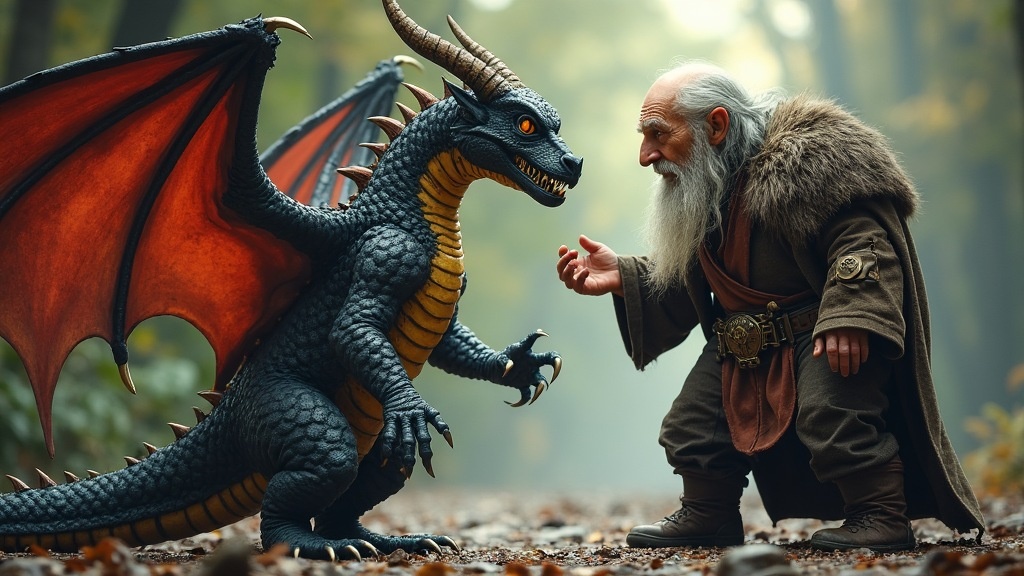 дракон, конечно, намного больше, но ИИ сегодня явно страдает минимализмом 