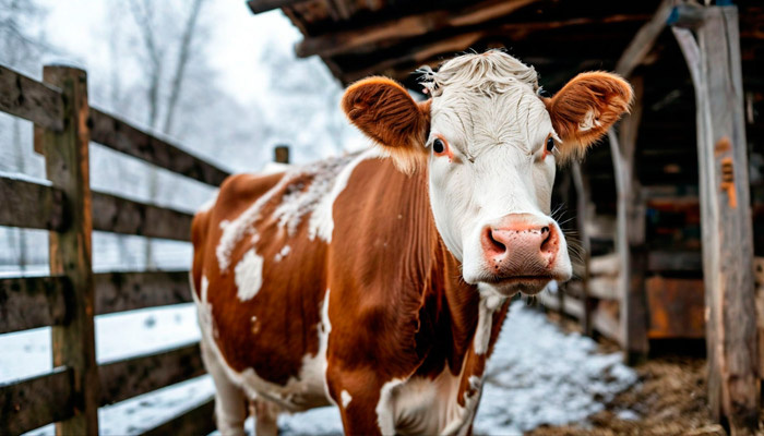 В день Агафьи Коровницы хохяева пытались защитить скот от "коровьей смерти". Фото: shedevrum.ai