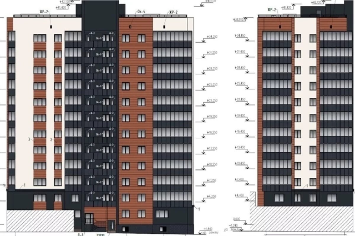    В Калининграде отремонтируют фасады двенадцатиэтажек на Московском пр-те