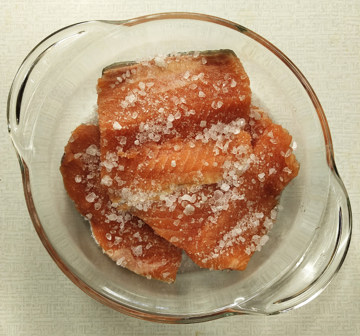 Засолка филе форели