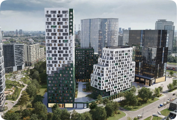 Новый жилой комплекс возле метро Римская