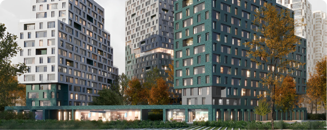 Новый жилой комплекс возле метро Римская