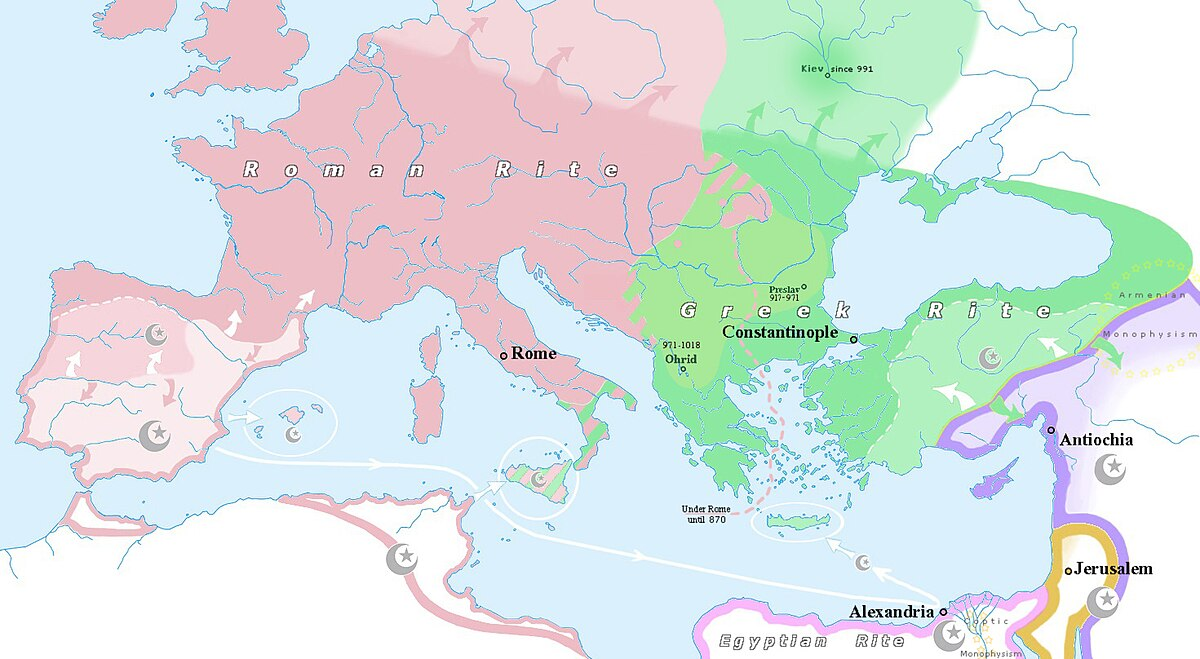 Карта Пентархии в интернетах. 