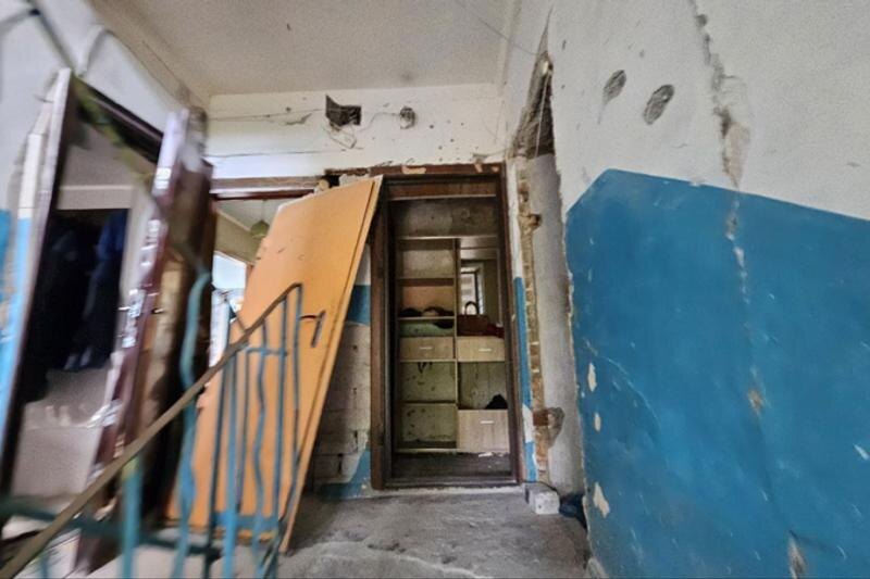    Дом до проведения восстановительных работ